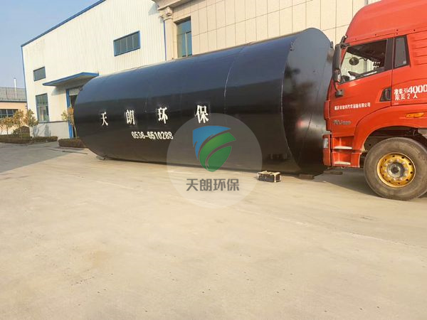 济宁圆形地埋式污水处理设备发货